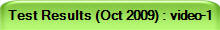 Test Results (Oct 2009) : video-1